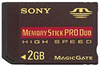 Memory Stick Pro Duo Sony 2Gb  (High speed)